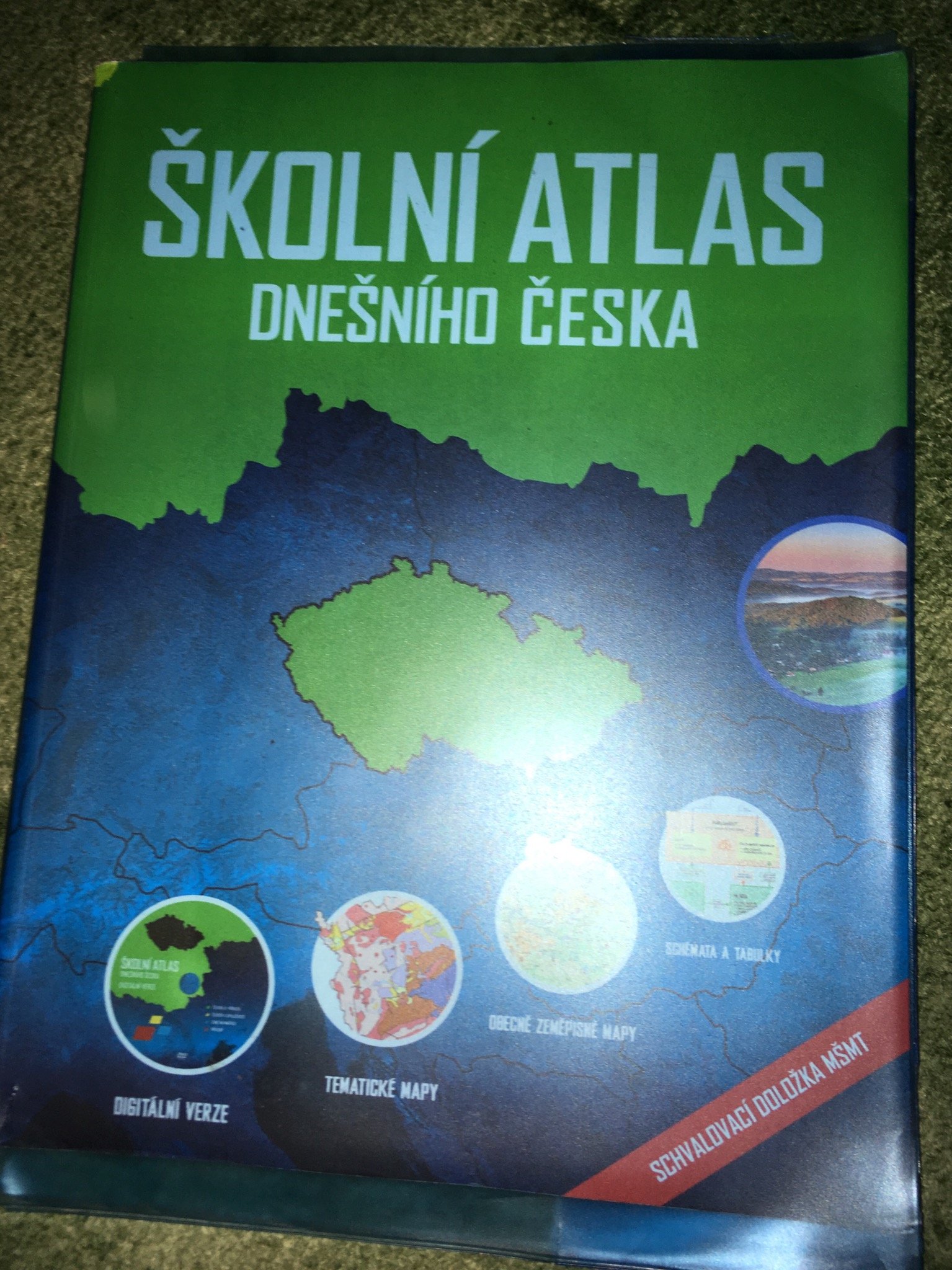Zobrazit popis učebnice Školní Atlas Dnešního Česka